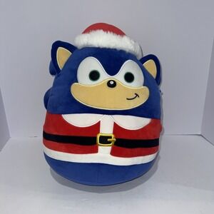 Squishmallows Sonic Santa‎ 12" Plush Limited Holiday Edition